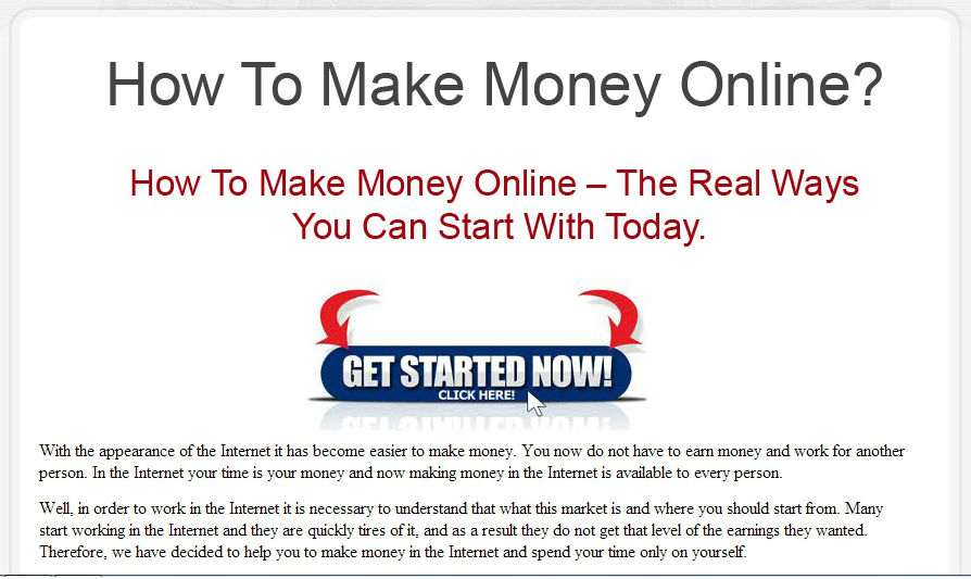 make money webpage hits